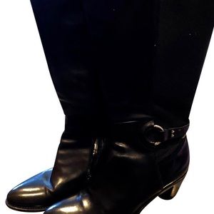 Attilio Giusti Leombruni Black Leather Boots